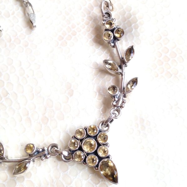 collier argent 925 pierre naturel,fait a main,silver necklace handmade