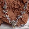 collier argent 925 pierre naturel,fait a main,silver necklace handmade
