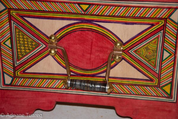 Tuareg Craft Chest , Mauritania Big Chest Handmade