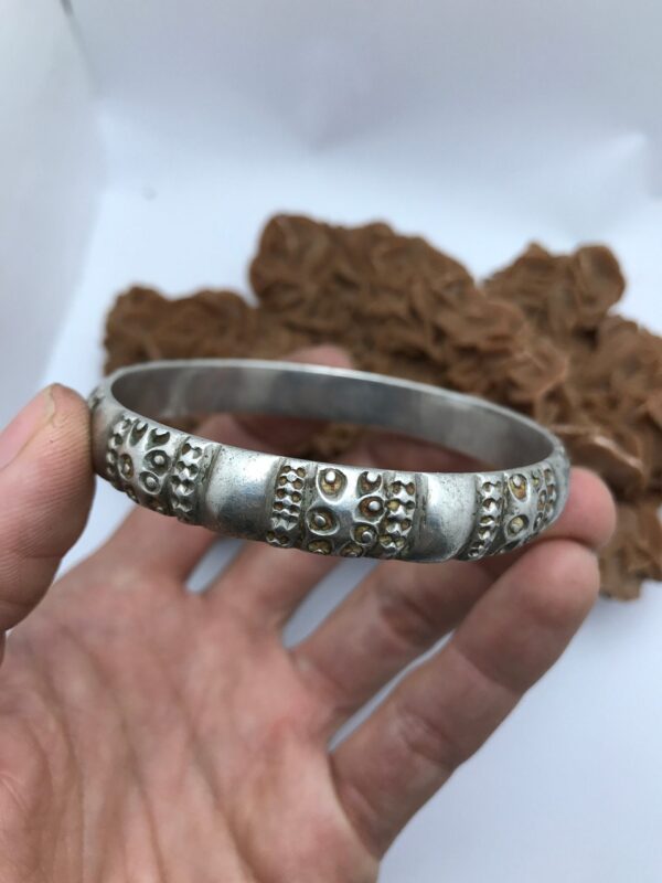 Berber bohemian hippie style silvre cuff or vintage ethnic style,haut atlas bracelet silver