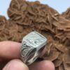 old Berber ring silver argent , rare berber engraving juif ring