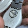 swatch irony aluminium , SWATCH Irony Rare 2004 Chronograph Watch ‘Panda’ silvered dial Aluminium