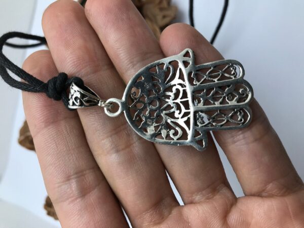 moroccan jewelry ,hamsa berbère ethnic necklace hamsa talisman berbère ,vintage talisman