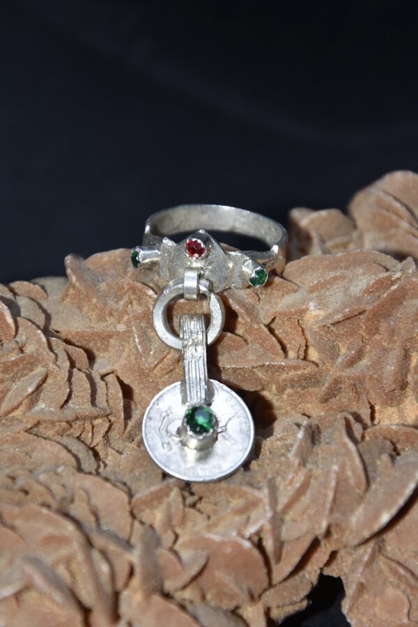 Berber ring silver , bague berbere Mali -Bague d'amulette