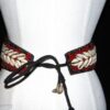 Ceinture berbère refaite avec de véritables corail et coquillages , boho ceinture vintage morocco