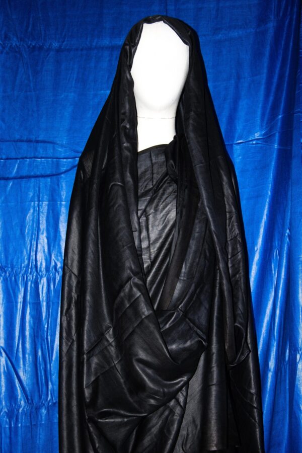 Tuareg woman dress melhfa , tuareg echarpe , tuareg black melhfa , tuareg dress