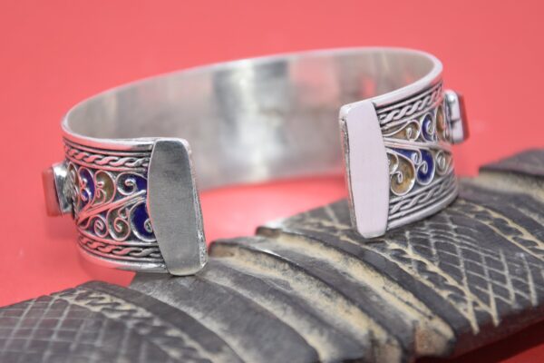Handmade Bracelet Morocco Silver , Berber Corail Bracelet