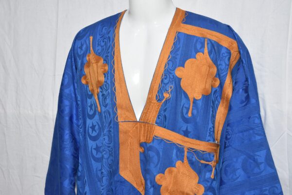 Tuareg Bleu Djellaba , Mauritania Dress Bleu