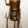 img_7132 Samovar Antique en Laiton Mauresque et Cuivre : Service à Thé Marocain