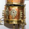 img_7137 Samovar Antique en Laiton Mauresque et Cuivre : Service à Thé Marocain